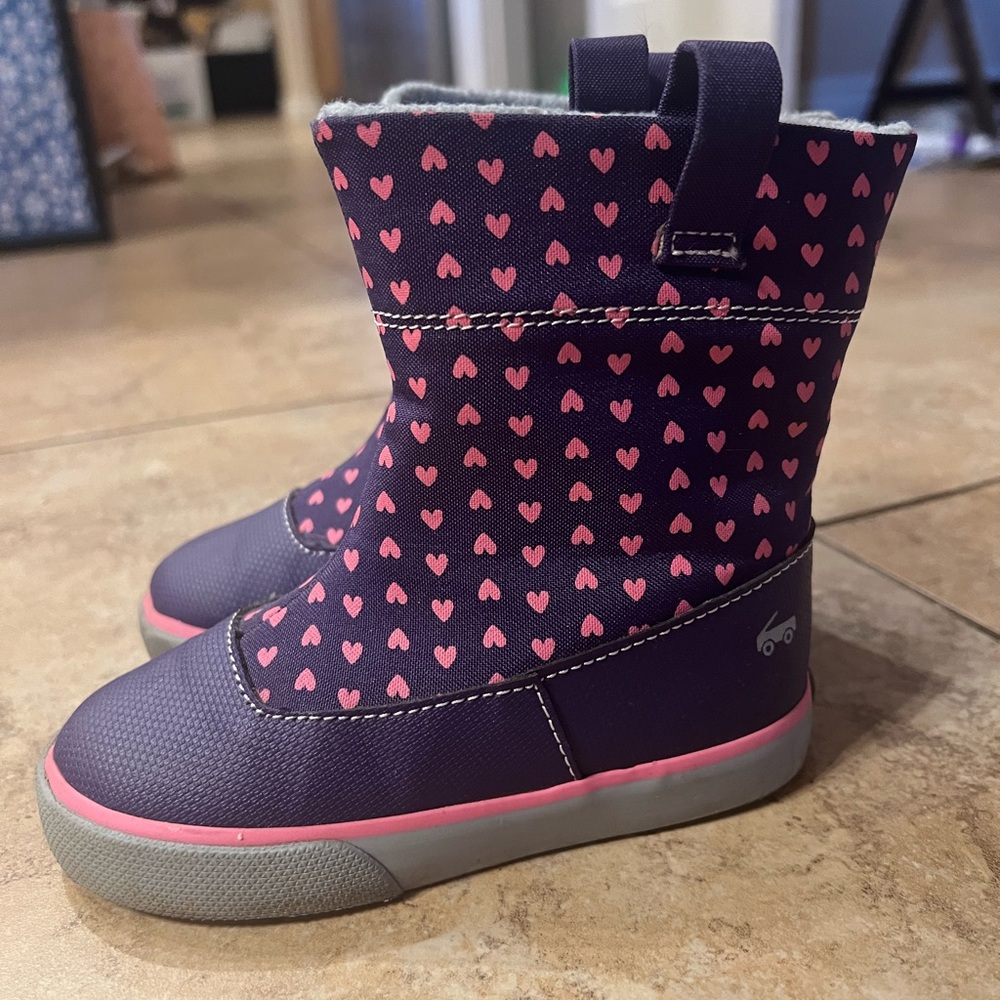 Toddler girls lined winter boots